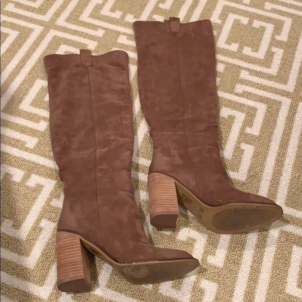 Mi.iM brown knee high boots size 7